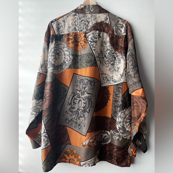 Silk Button Down Blouse - Dalmys - Picture 4 of 9